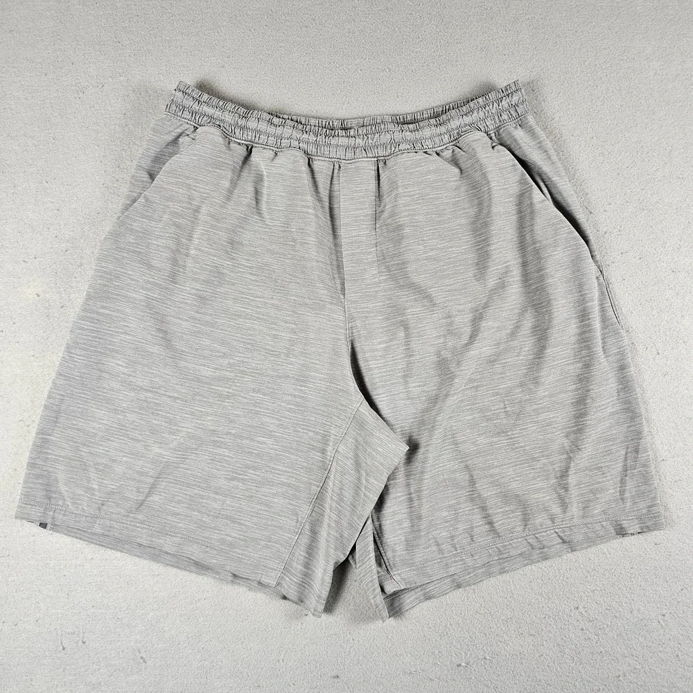 Lululemon Pace Breaker Shorts Linerless Mens Extra Large Gray 9